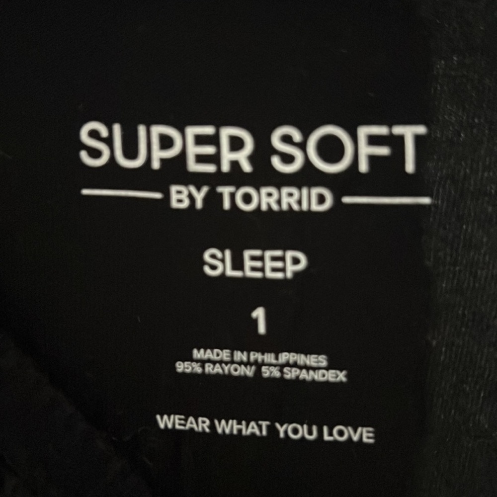 Torrid Plus Size Long Sleeve Drawstring Hem Sleep… - image 3